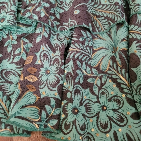 $85 NWT Boho Flowy Ruffle Babydoll Tank Top - Picture 9 of 14